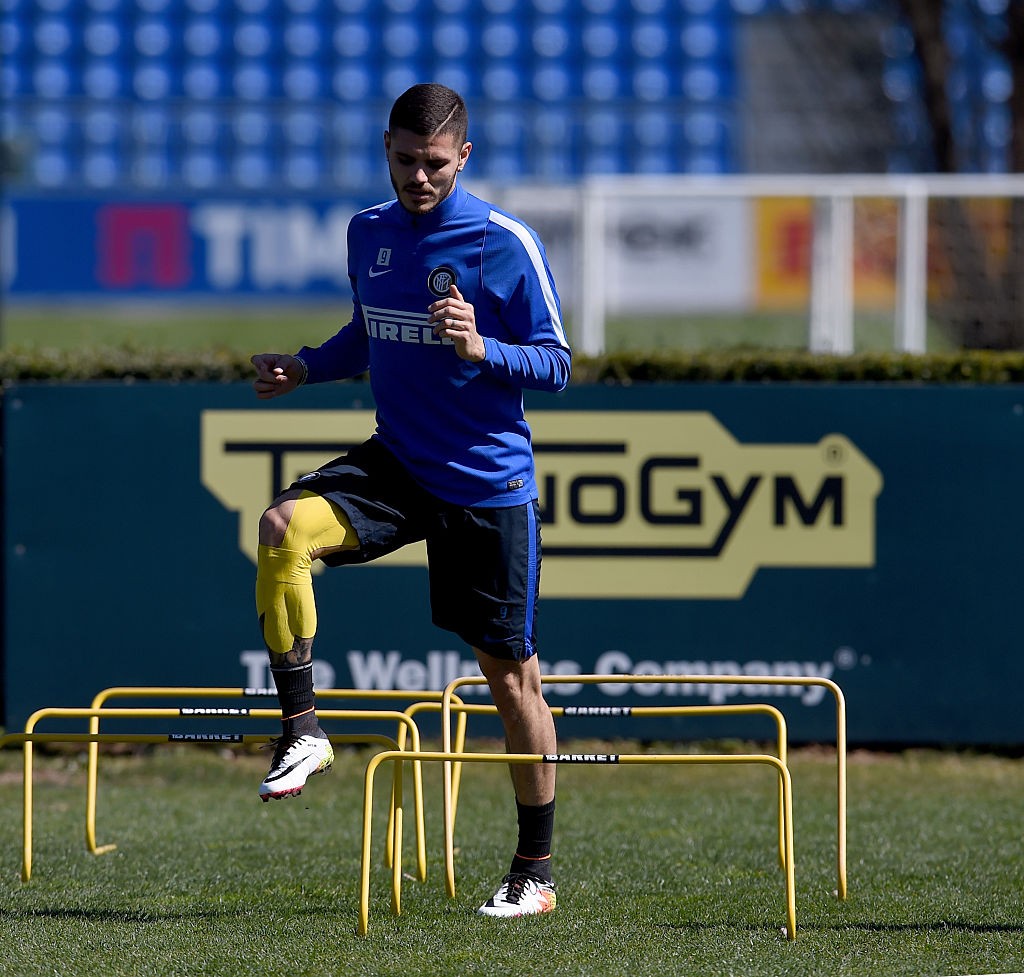 FC Internazionale Training Session And Press Conference