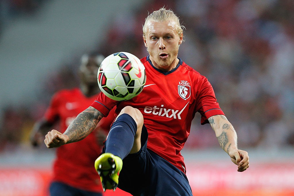 Kjaer LOSC Lille v Grasshopper Club  - UEFA Champions League Third Qualifying Round: Second Leg