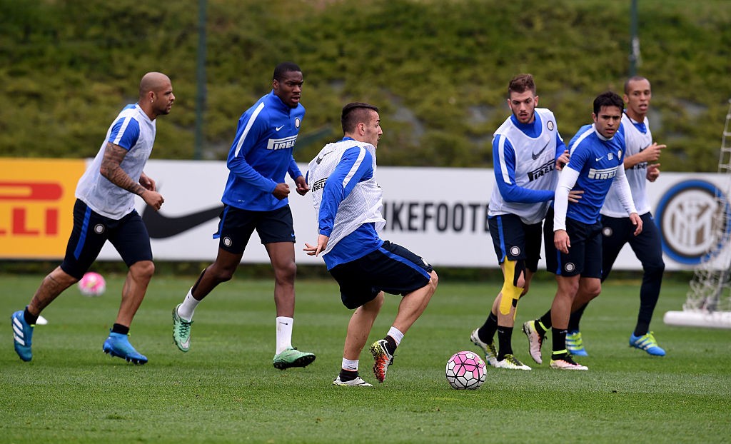 FC Internazionale Training Session And Press Conference