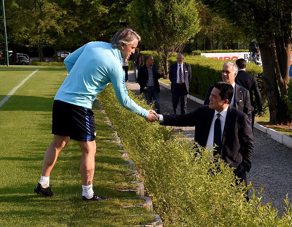 Mancini e Thohir