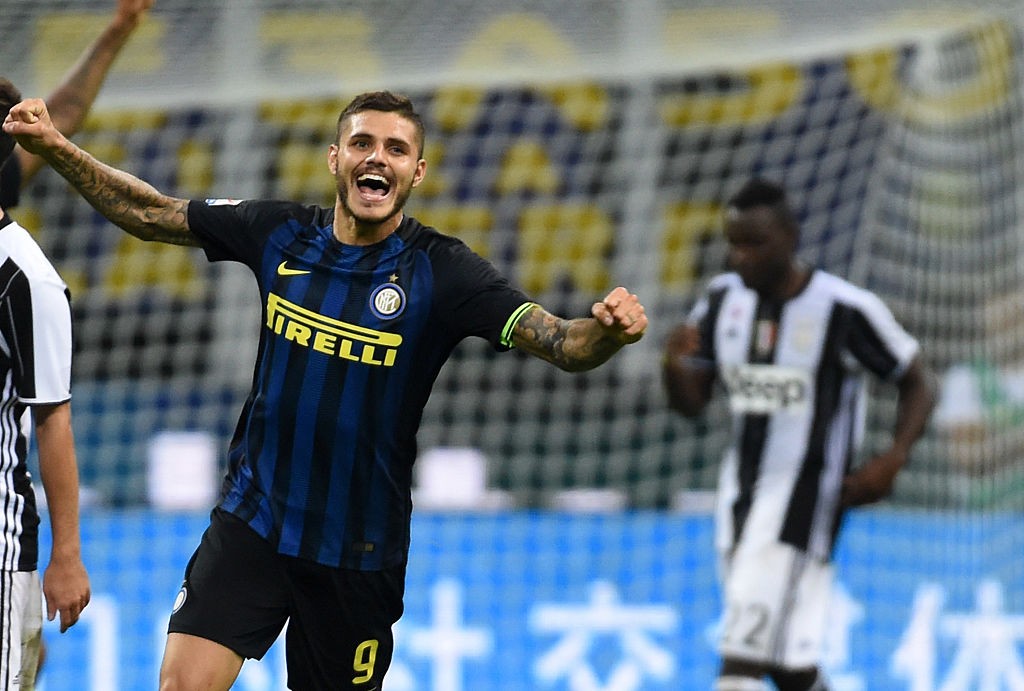 Icardi in FC Internazionale v Juventus FC - Serie A