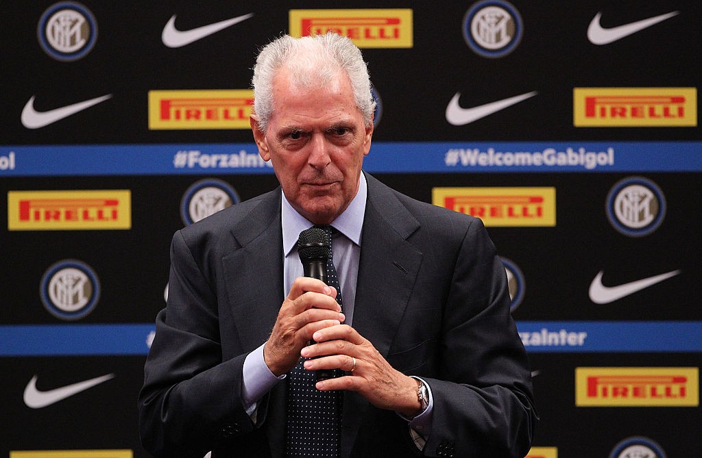 Tronchetti alla presentazione di Gabigol