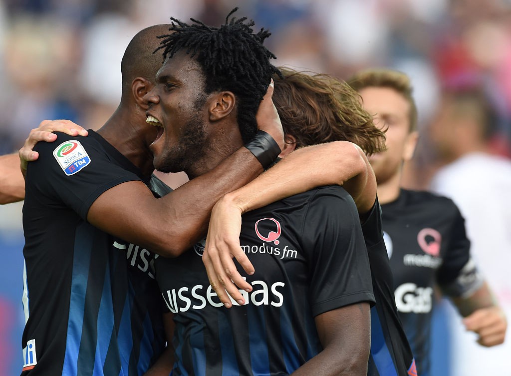BERGAMO, ITALY - SEPTEMBER 11:  Franck Kessie of Atalanta BC