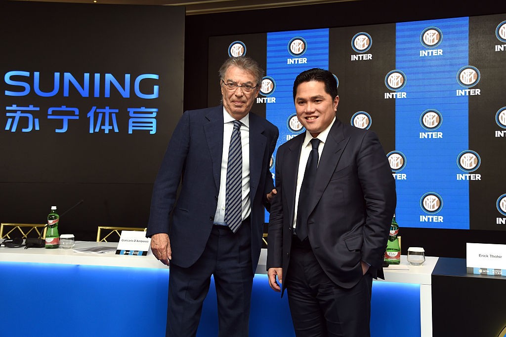 Moratti Thohir e Suning. Inter