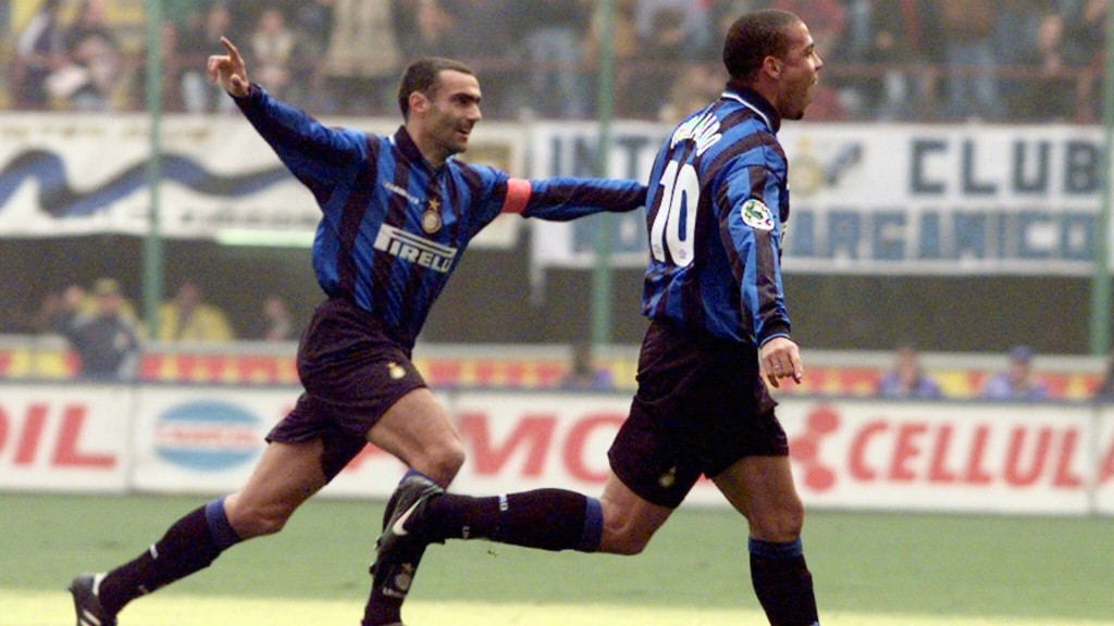 Ronaldo con Bergomi