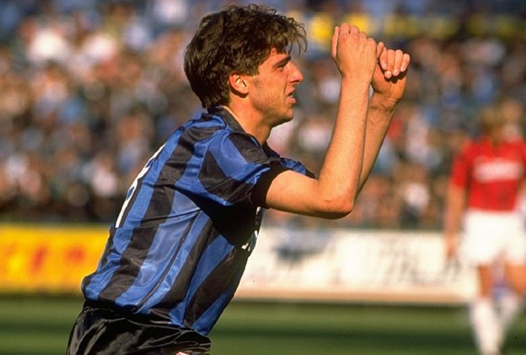 Nicola Berti of Inter Milan