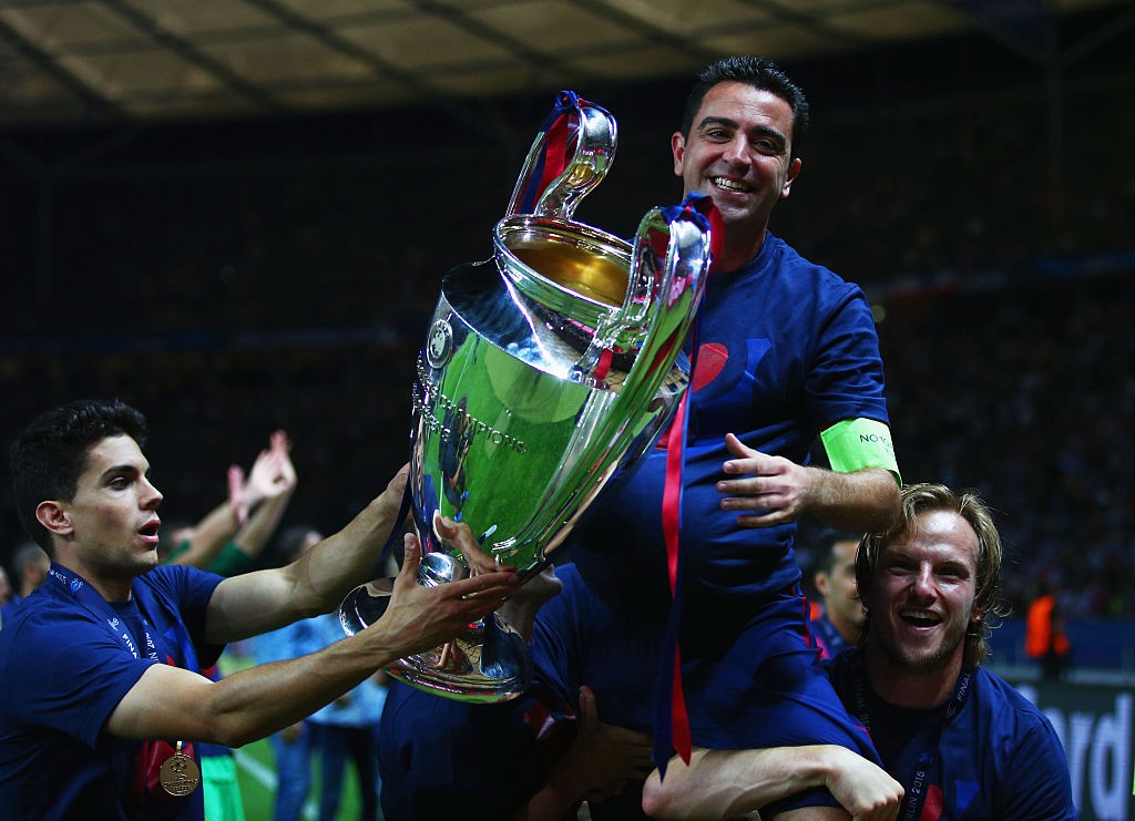 Juventus v FC Barcelona  - Xavi
