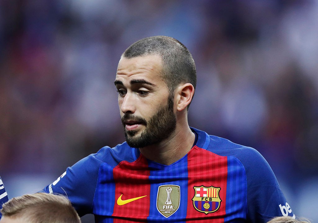 SOLNA, SWEDEN - AUGUST 03: Aleix Vidal of FC Barcelona