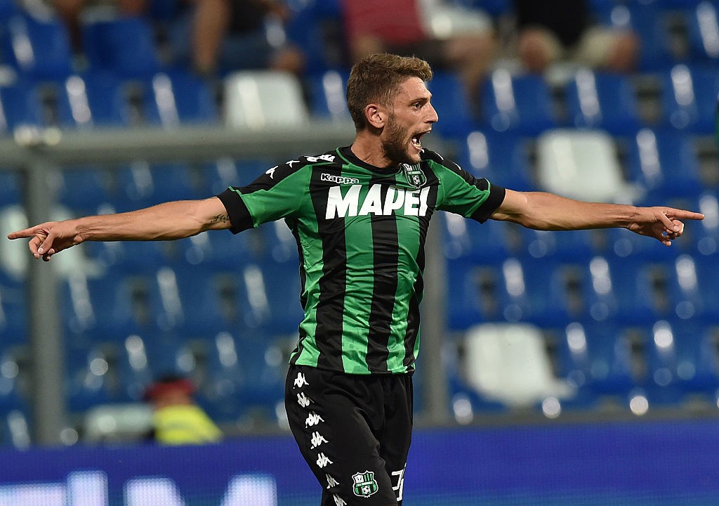 REGGIO NELL'EMILIA, ITALY - AUGUST 18:  Domenico Berardi