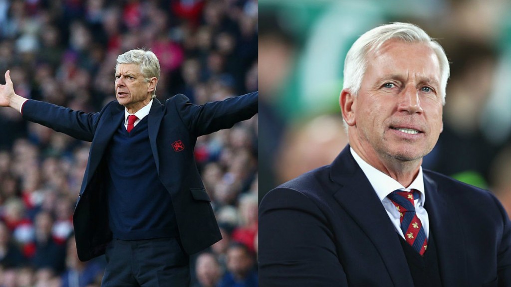 Wenger e Pardew