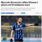 Brozovic offerta della CIna