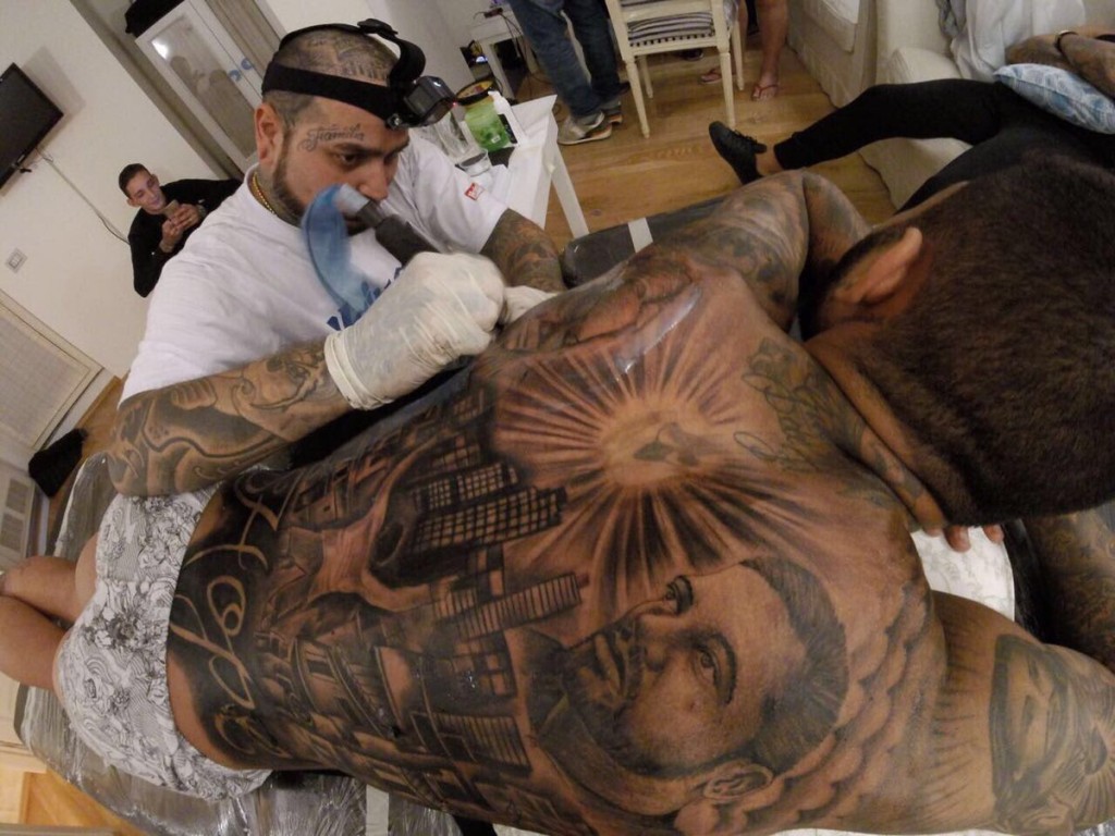 Gabigol tatuaggio