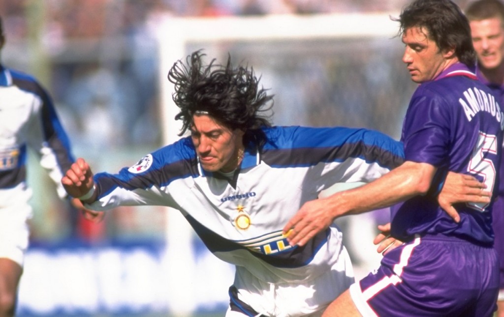 Ivan Zamorano Fiorentina Inter