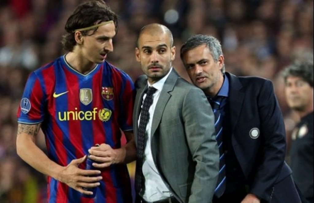 Ibrahimovic Guardiola Mouriinho