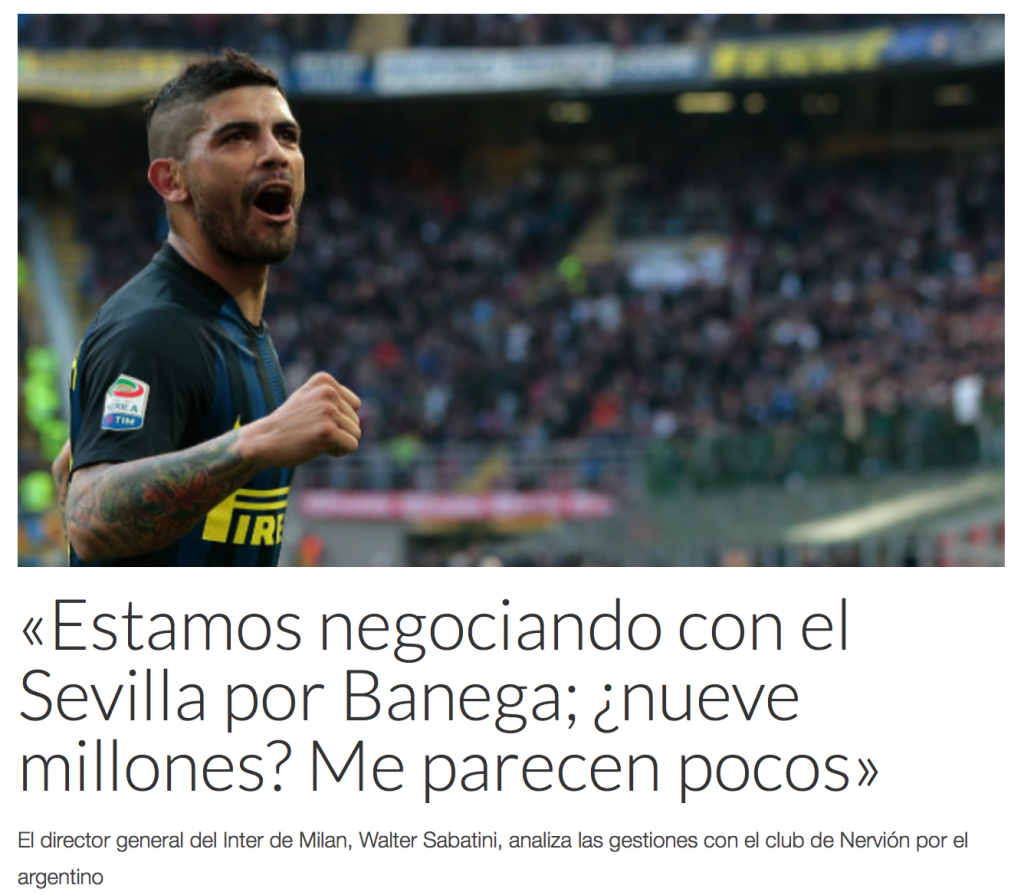 Sabatini su banega (ABC)