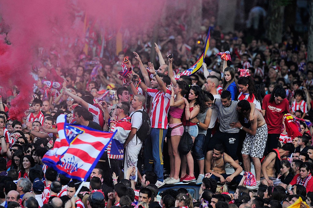 Atletico Madrid Celebrations after Winning the Europa League Final