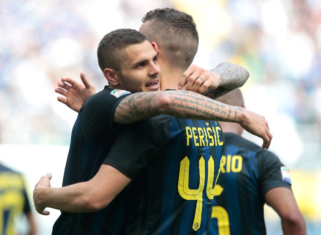 Icardi with Perisic