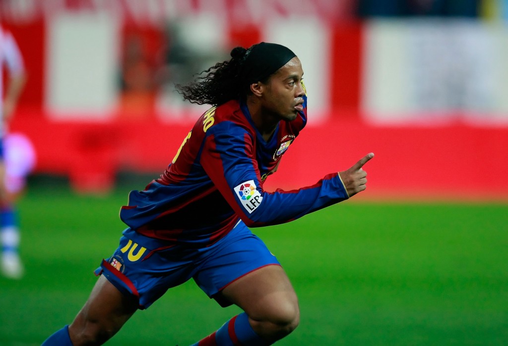 Atletico Madrid v Barcelona - Ronaldinho