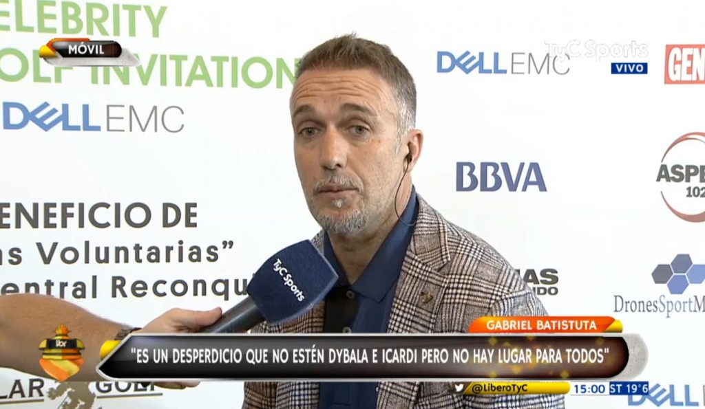 Batistuta su Icardi e Dybala