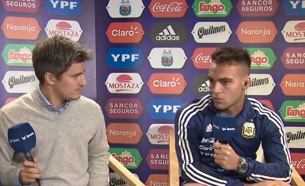 Lautaro Martinez a TycSports