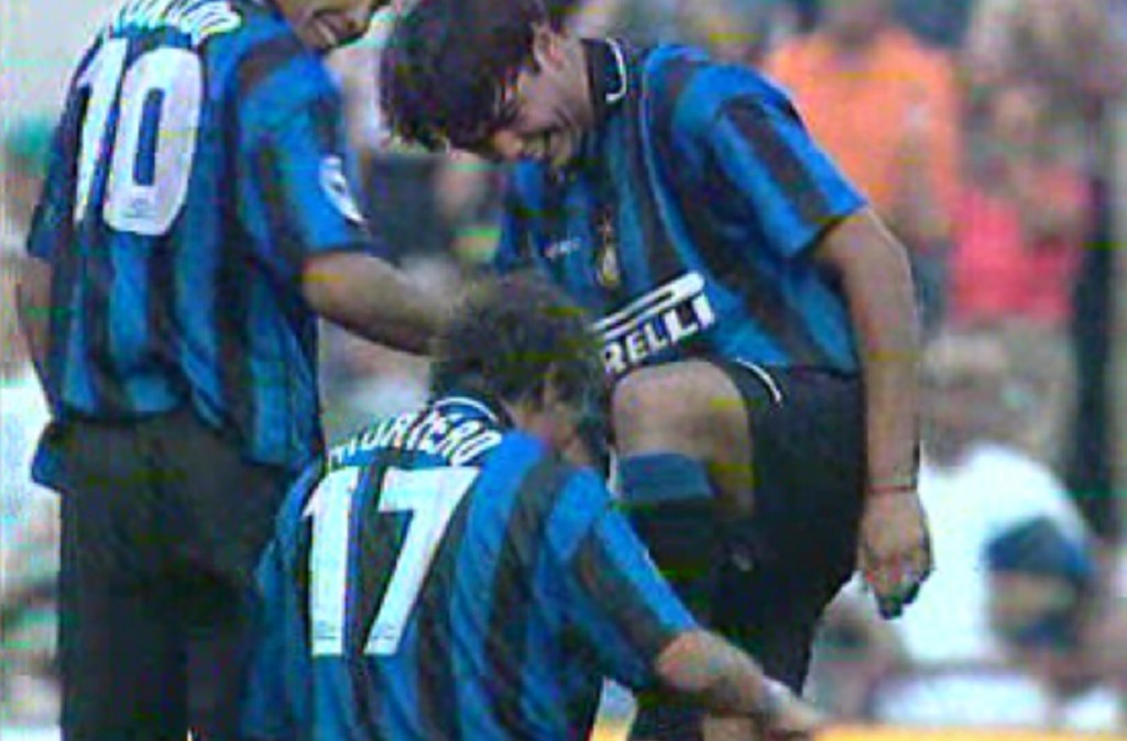 Alvaro Recoba contro il Brescia