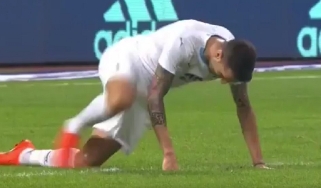 v