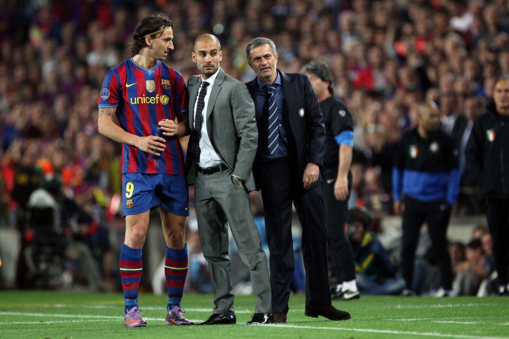 Mourinho Guardiola Ibrahimovic