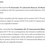 Uefa settlement