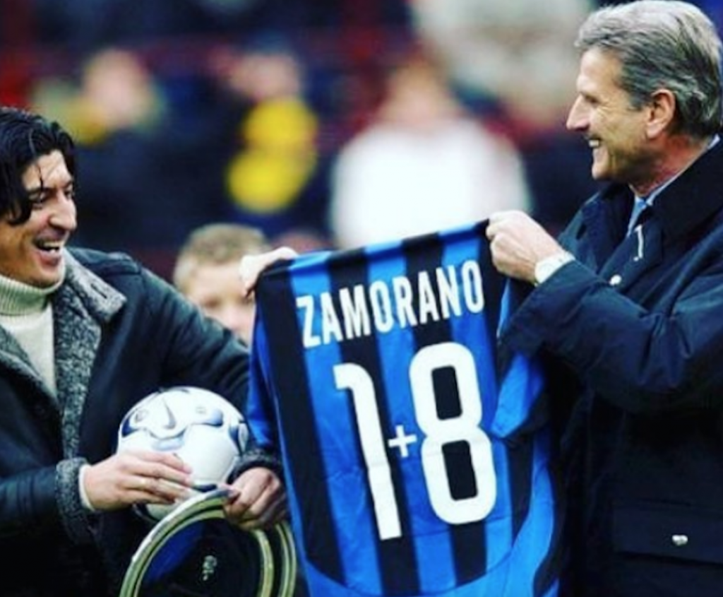 Zamorano e Facchetti