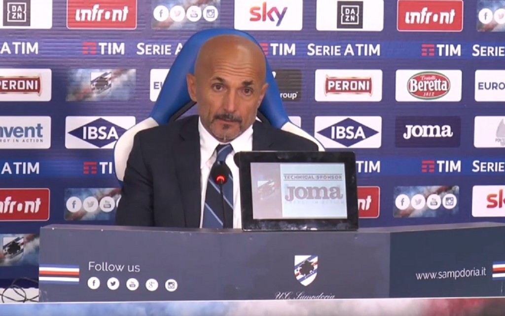 Spalletti conf Samp Inter 23 set 2018