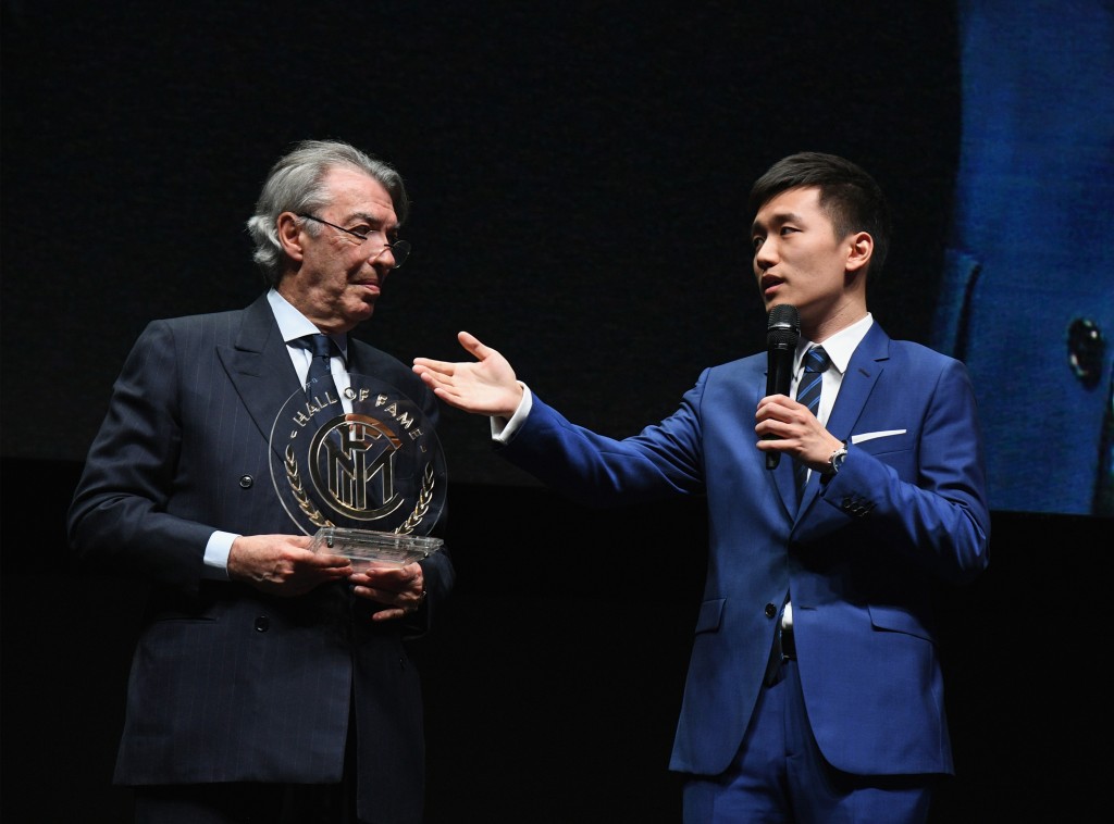 Steven Zhang con Moratti