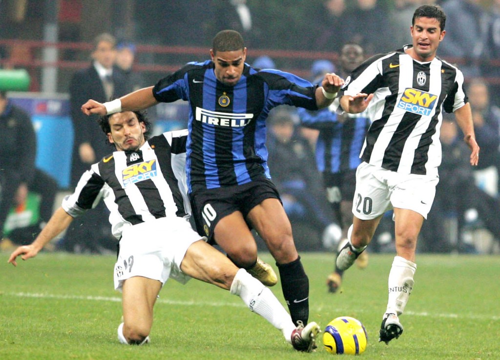 Adriano in Inter Juve
