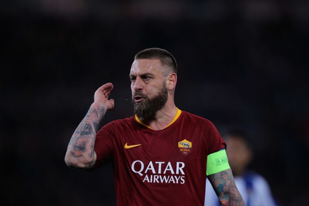 Daniele De Rossi con la maglia della Roma
