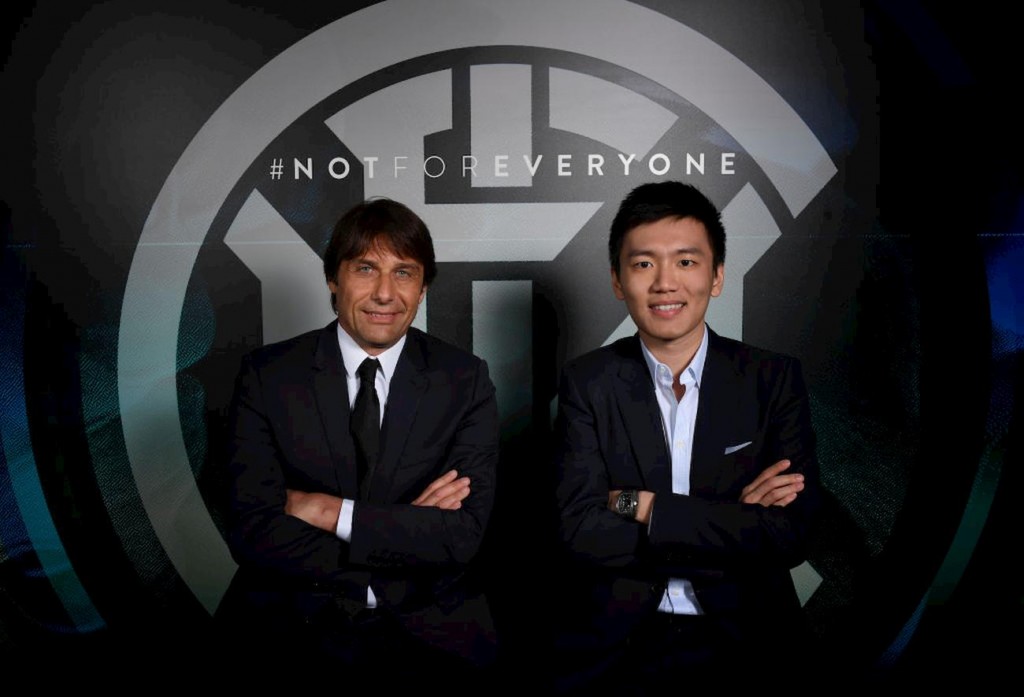 antonio conte e il presidente zhang