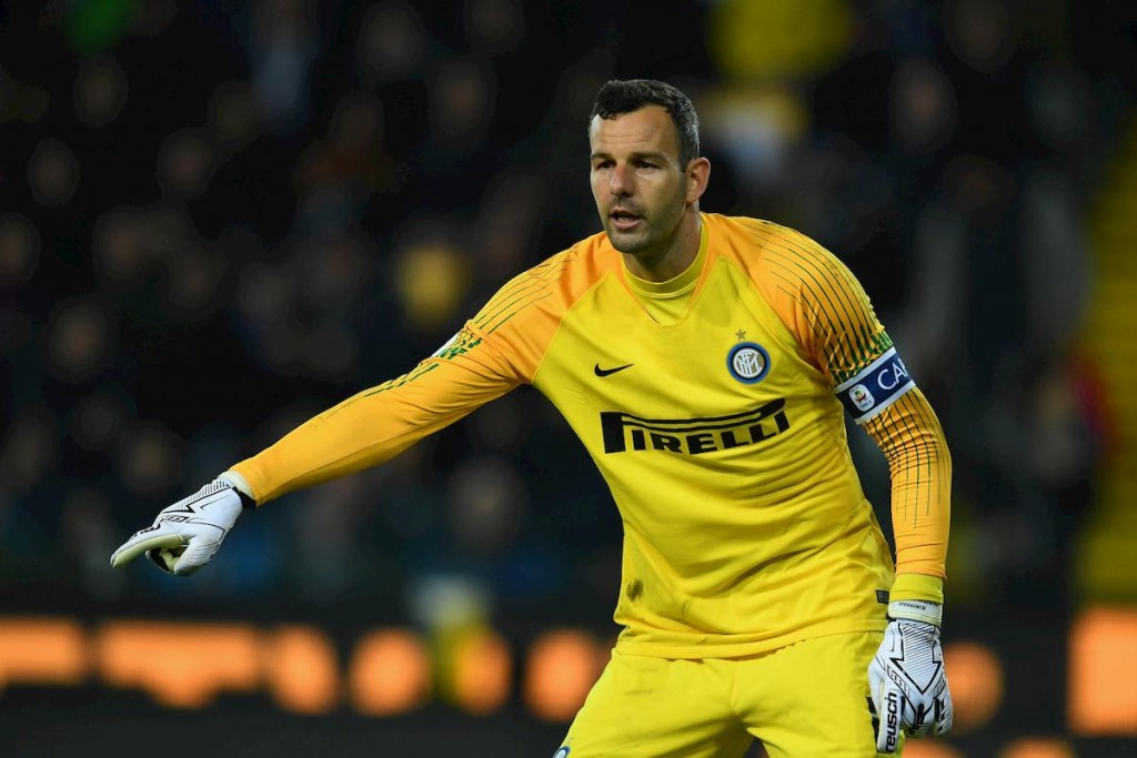 Handanovic con Conte