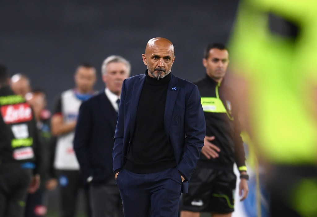 Luciano Spalletti in Napoli-Inter