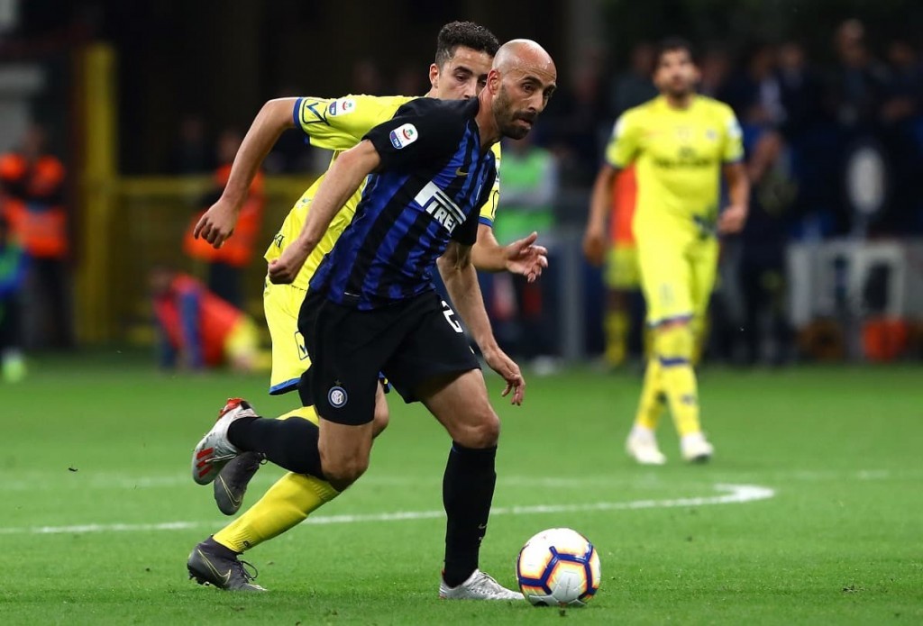 Inter, Borja Valero in azione contro il Chievo