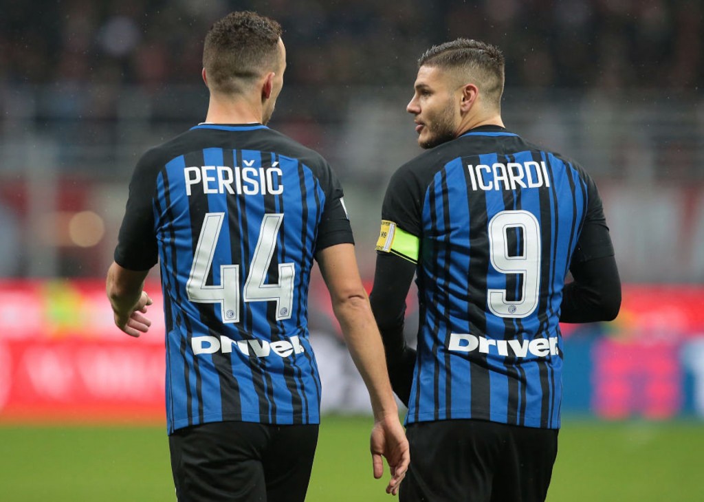 Icardi e Perisic in campo