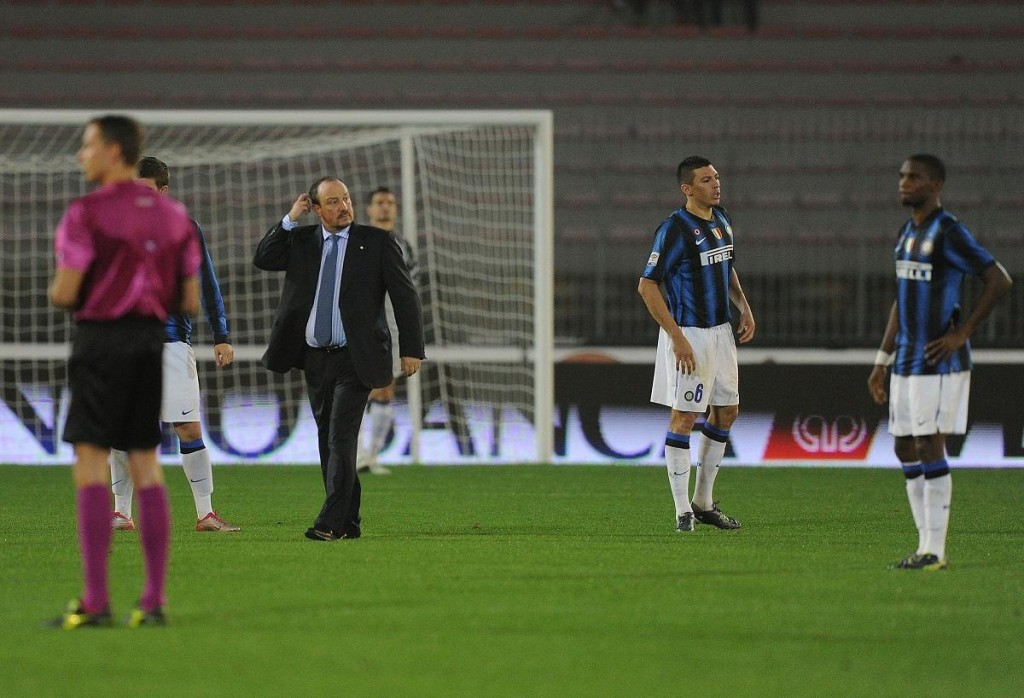 Rafa Benitez ai tempi dell'Inter