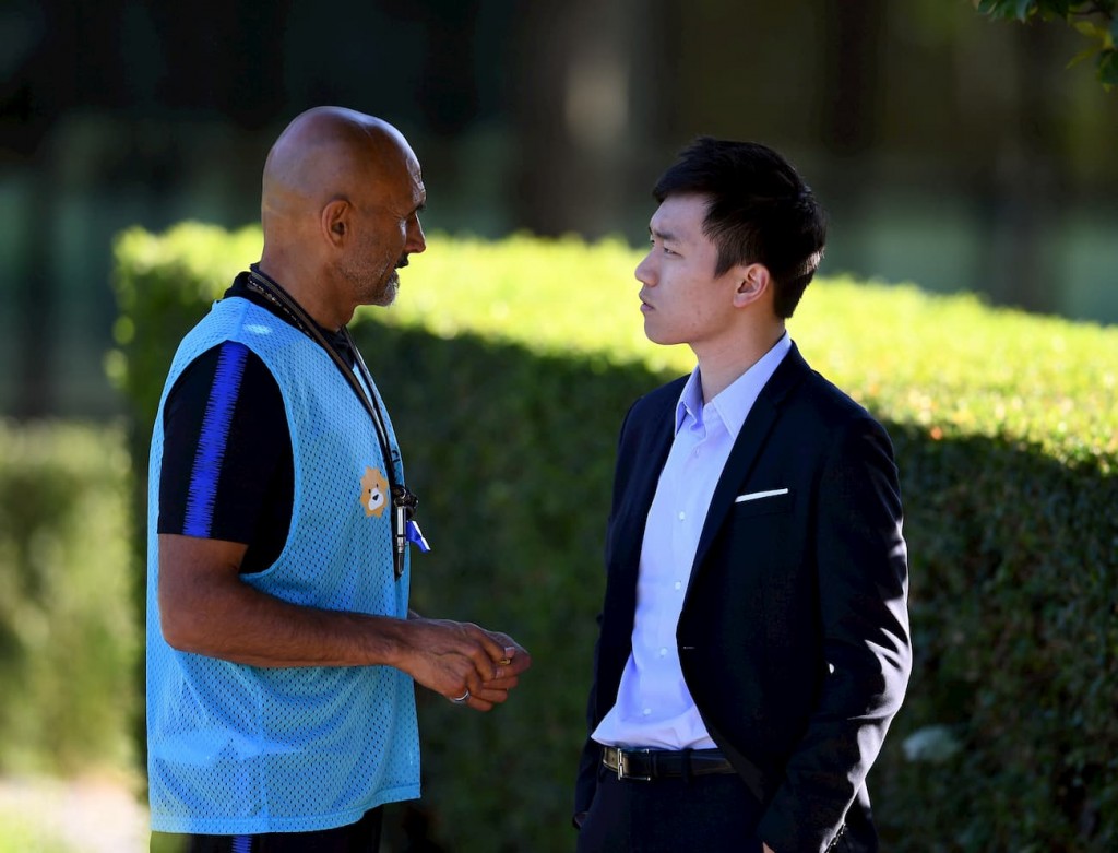 Spalletti e Steven Zhang alla Pinetina