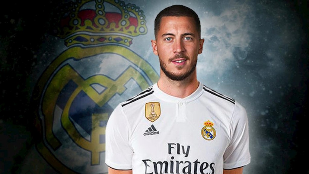 Eden Hazard è un nuovo giocatore del Real Madrid