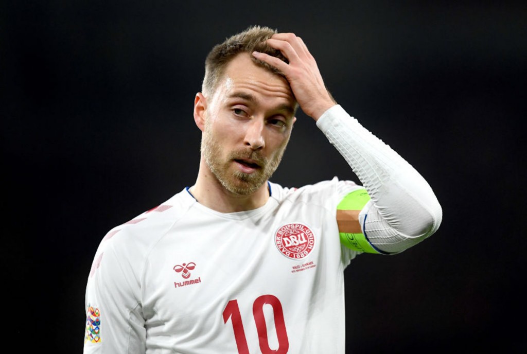 Eriksen con la Danimarca