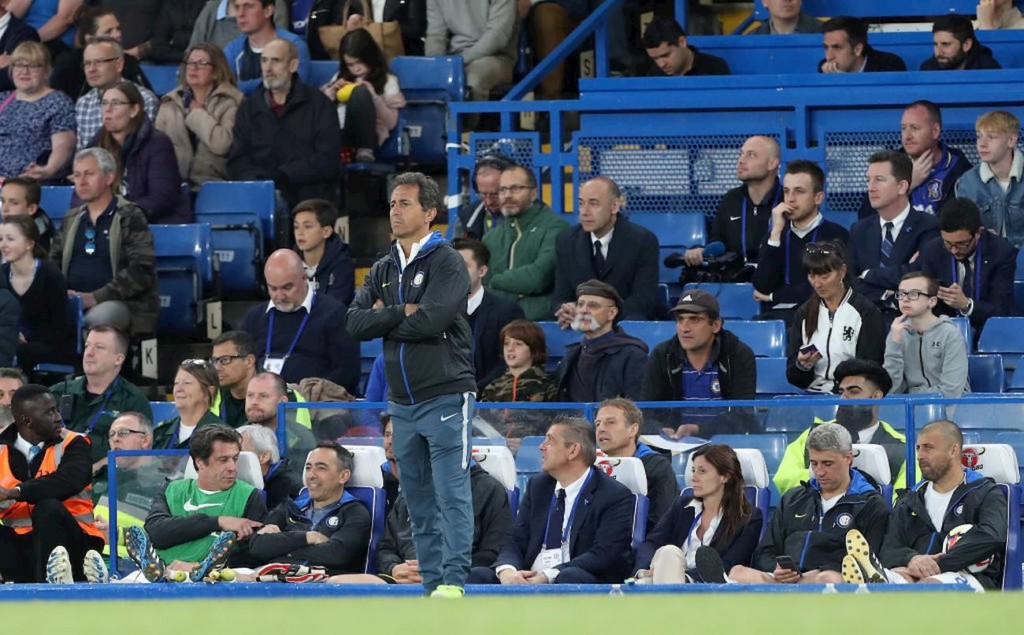 ferri durante il match tra chelsea legends e inter forever