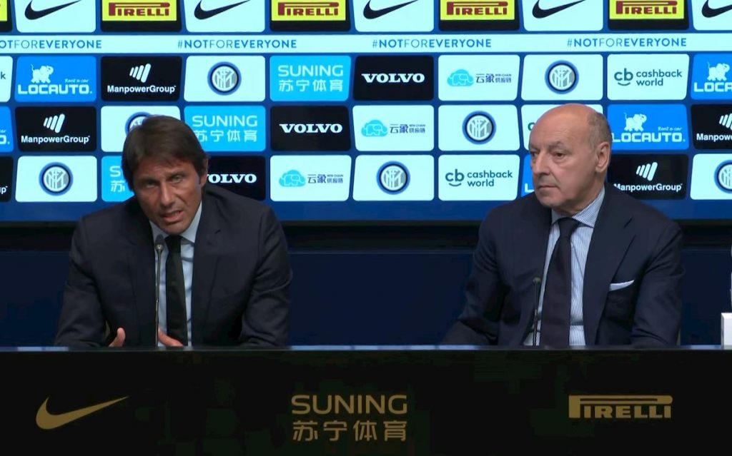 conferenza di presentazione Conte Marotta