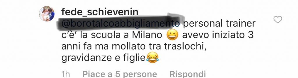Federica Schievenin su IG