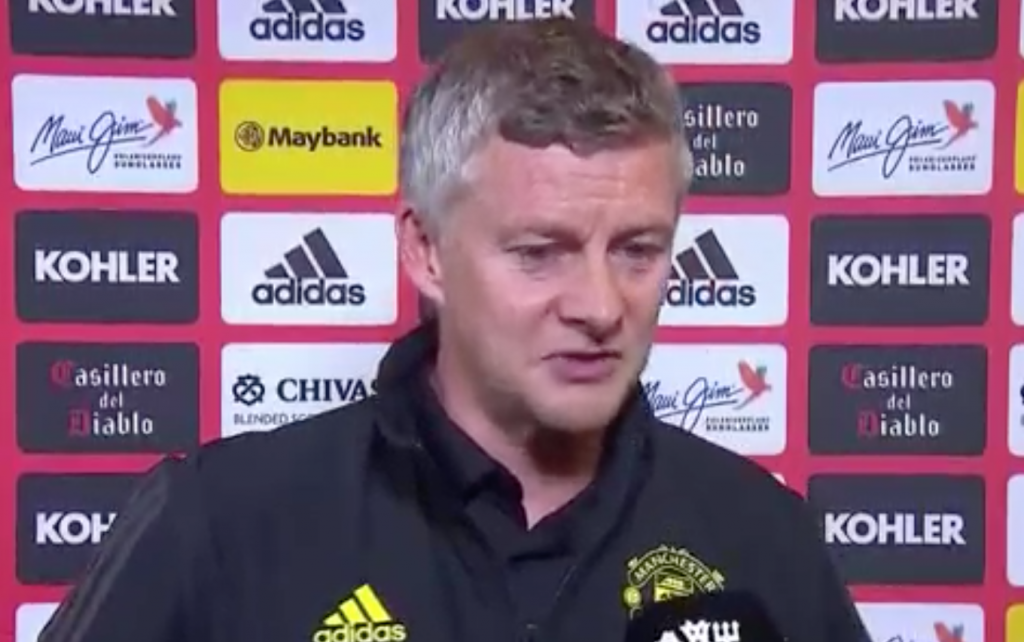 Solskjaer su Young all'Inter