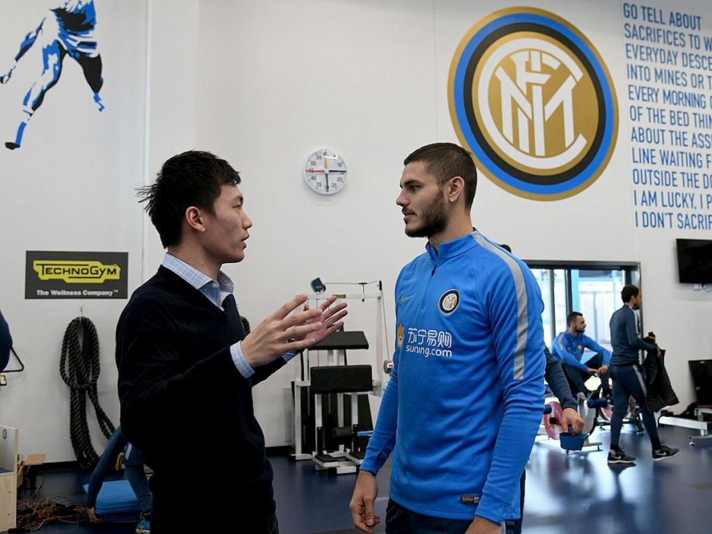 Steven Zhang e Mauro Icardi