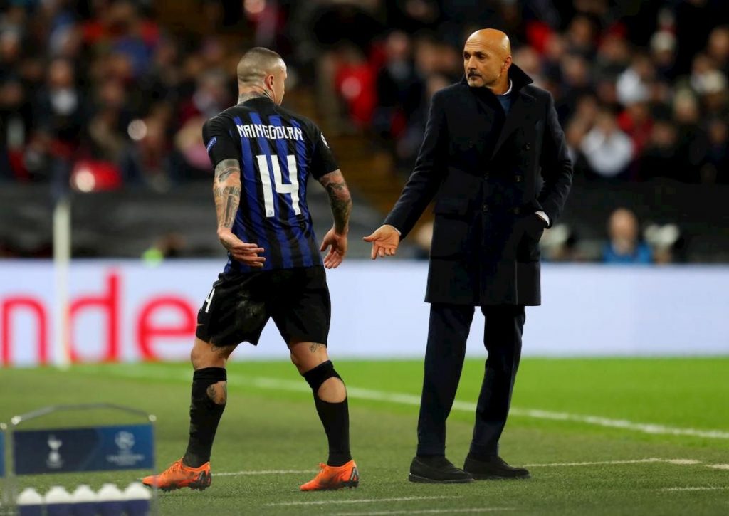 Radja Nainggolan e Luciano Spalletti