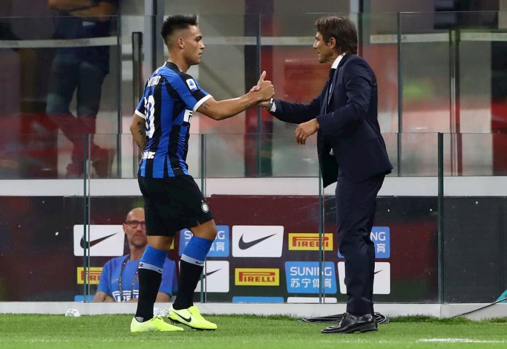 Conte con Lautaro