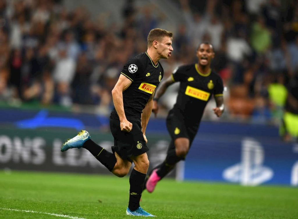 nicolo-barella-esordio-e-gol-in-champions-arrivano-i-complimenti-del-cagliari
